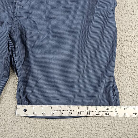 Travis Mathew Beck Shorts Mens Size 40 Blue Chino Golf 10" Inseam Performance - Picture 6 of 6